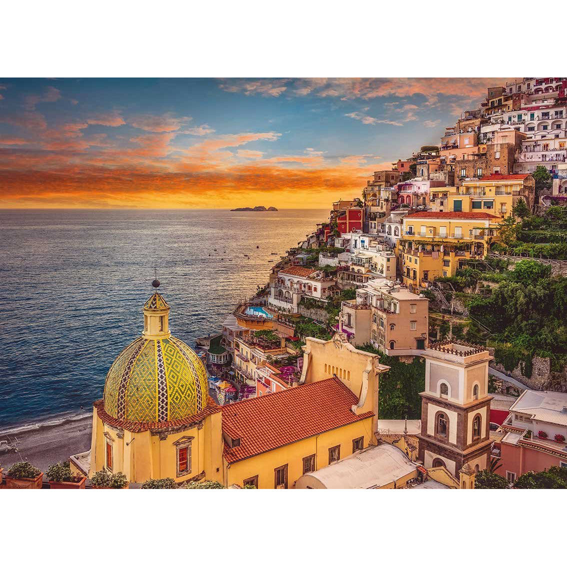 Puzzle Clementoni - Positano, Italy, 1.000 piese (62424)