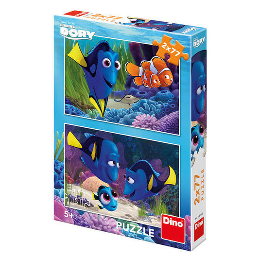 DINO: 2x77 Puzzle - Nemo și Dory se Regăsesc