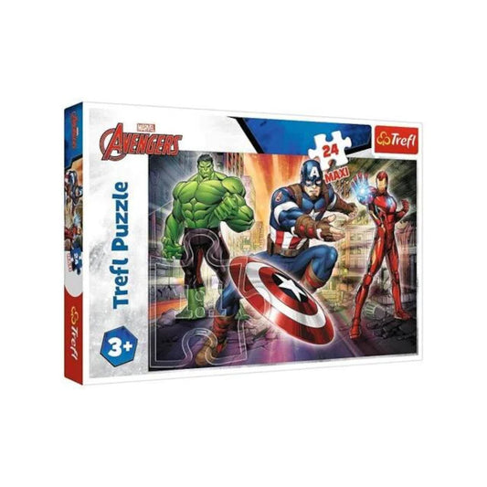 Puzzle Maxi Trefl, Eroi Avengers, 24 piese