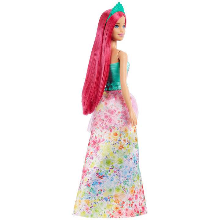 Papusa Barbie Dreamtopia - Printesa cu par roz