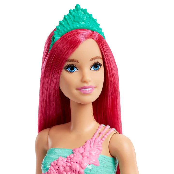 Papusa Barbie Dreamtopia - Printesa cu par roz