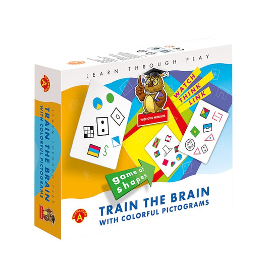 Joc educativ, Alexander Games, perceptie vizuala pictograme, 56 de piese, Train the Brain