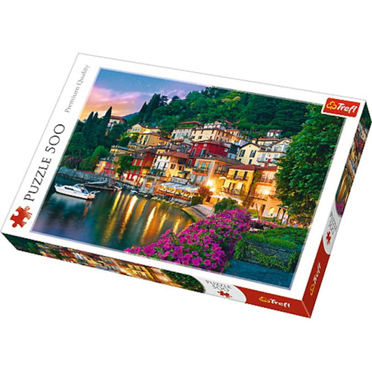 Puzzle Trefl, Lacul Como Italia, 500 piese