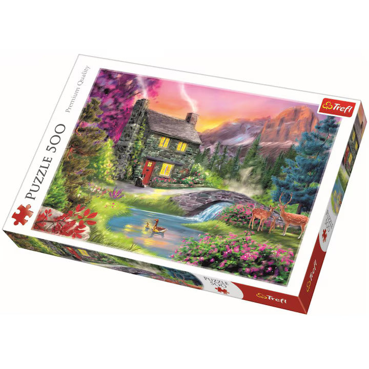 Puzzle Trefl, Muntele Idyll, 500 piese