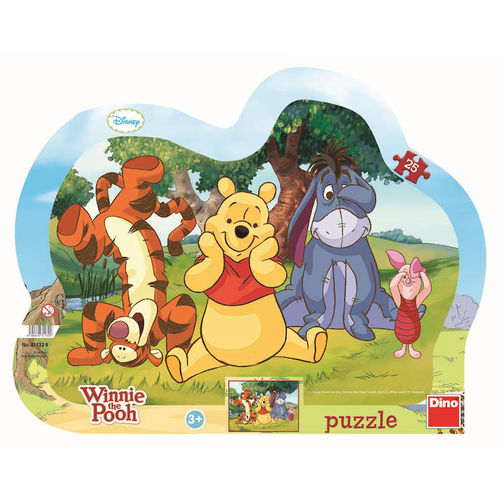 Puzzle Dino Toys, De-a v-ati ascunselea cu Winnie The Pooh, 25 piese