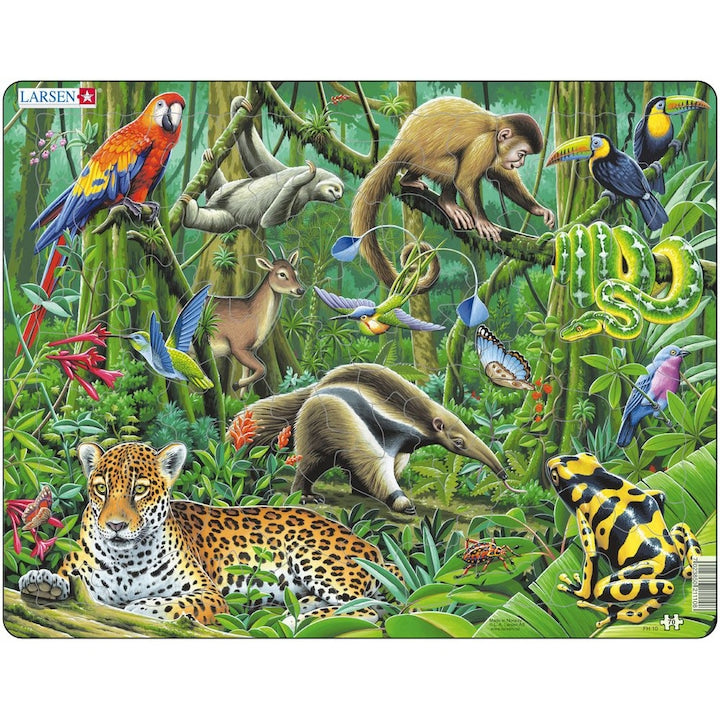 Puzzle Larsen - South American Rainforest, 70 piese (48413)