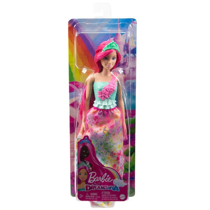 Papusa Barbie Dreamtopia - Printesa cu par roz