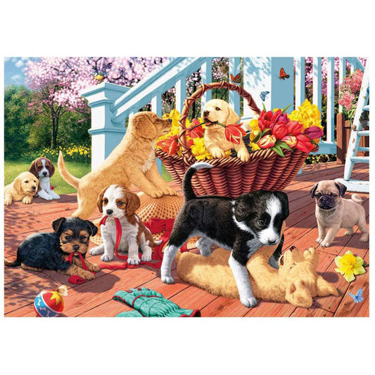 Puzzle Dino - Secret Puzzle - Puppies, 1.000 piese (62959)