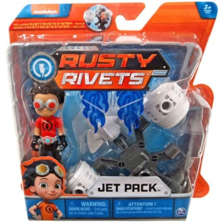 Set de joaca Vehhicul Construibil Jet Pack cu 2 motoare Rusty Repara Tot - Rusty Rivets Build Me